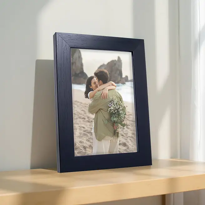 Black Rectangular Photo Frame